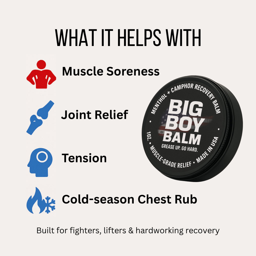 Big Boy Balm - 1oz Menthol + Camphor Recovery Tin