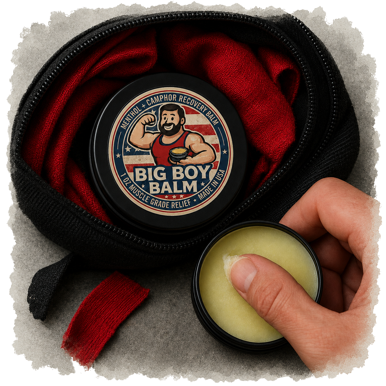 Big Boy Balm - 1oz Menthol + Camphor Recovery Tin